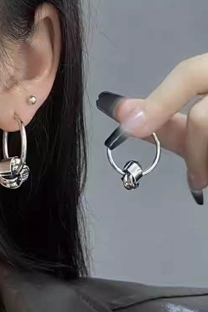 Rhodium plated Earrings 778625287431 - COCOMELODY